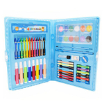 Набор для детского творчества Basir 68 предметов, в разноцветном портфеле с 4 видами рисунков ассорти