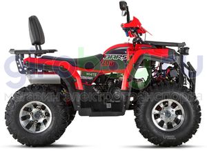 Бензиновый квадроцикл WHITE SIBERIA BARS 200CC PRO (Красный) фото №9