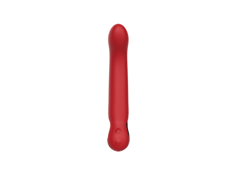 Силиконовый вибратор с магнитным зарядным устройством SW3042red