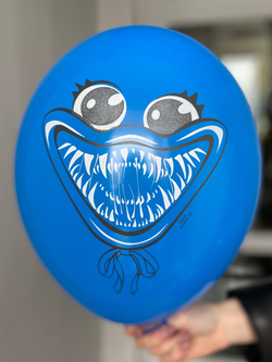 Воздушный шар с рисунком Хигги Вагги Киси Миси 35см ПАЛИТРА №4342