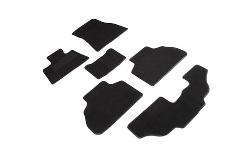 Ворсовые коврики LUX для BMW X7 G07 (7 seats) 2018-н.в. Seintex.94275