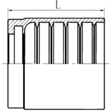Муфта DN 08 1SN/2SN