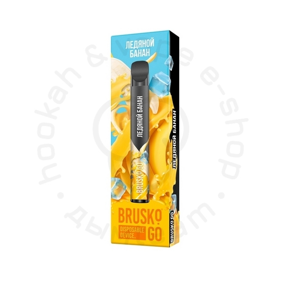 Одноразовая ЭС Brusko Go, до 800 затяжек, Ледяной банан, №20