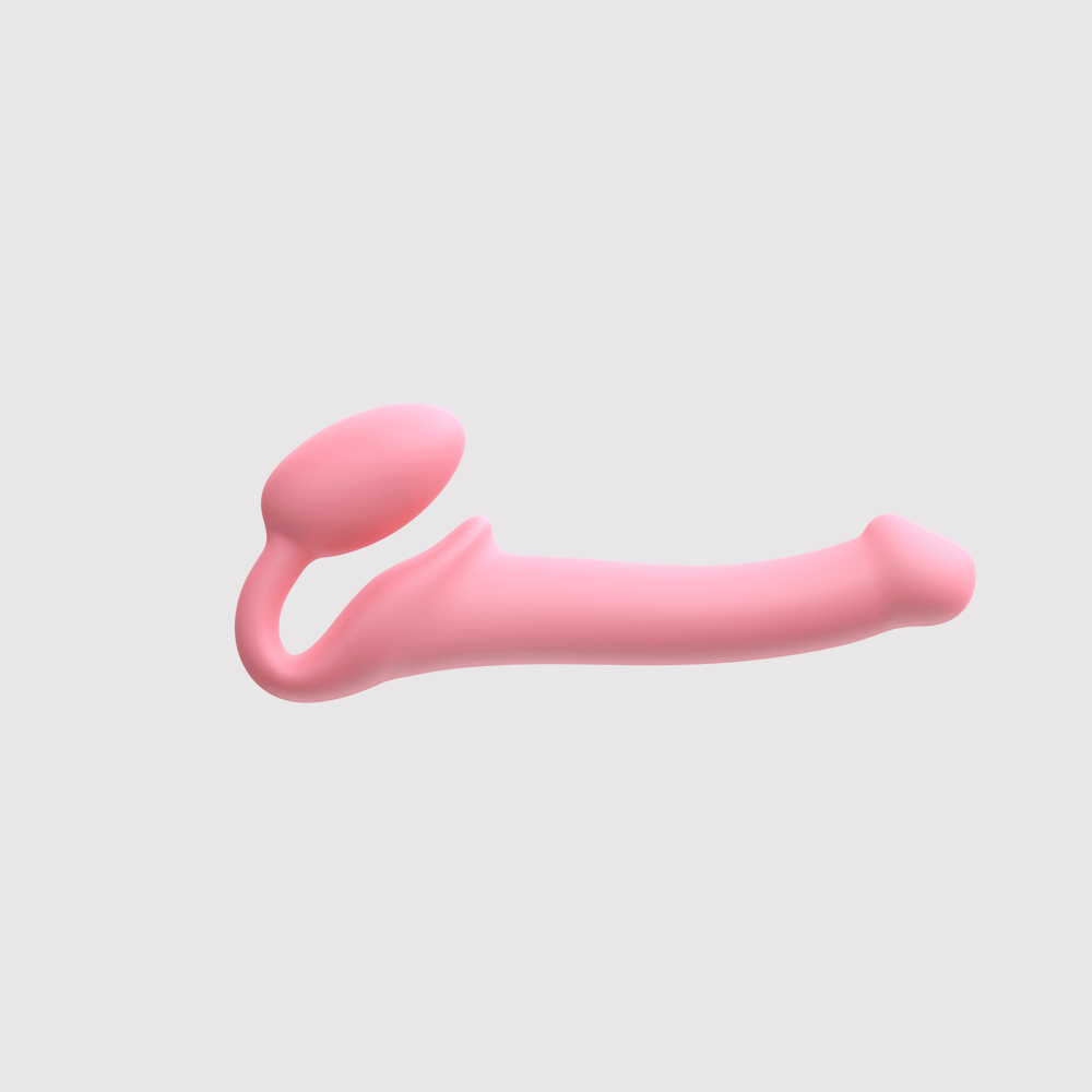 Гибкий страпон Strap-on-me Semi-Realiste BENDABLE ROSE, M