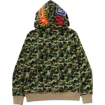 A Bathing Ape Bathing Ape Sweatshirts Moderate No Fleece Lined Zip Closure 0zxswmx08151p черный зеленый