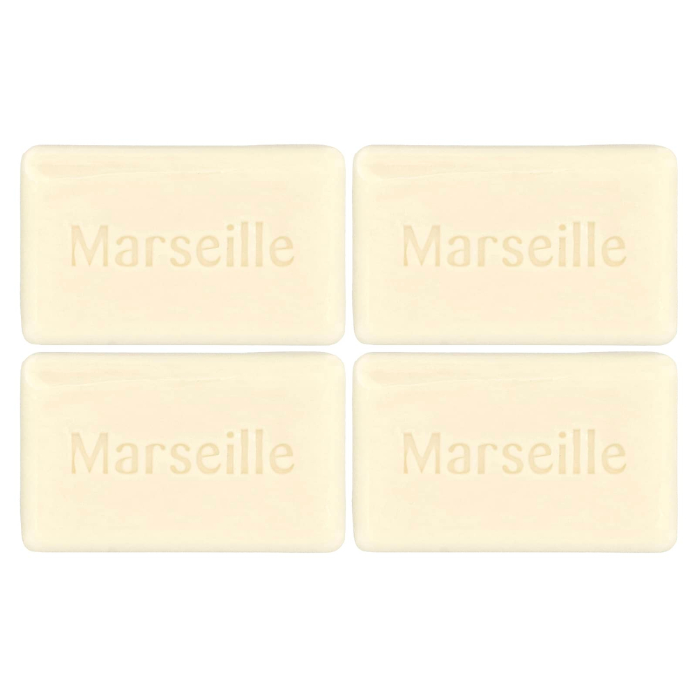 A La Maison de Provence, мыло для рук и тела, сладкий миндаль, 4 бруска по 100 г (3,5 унции)