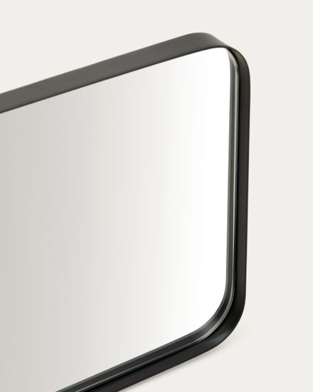 Черное металлическое зеркало Marco 55,5 x 150,5 см