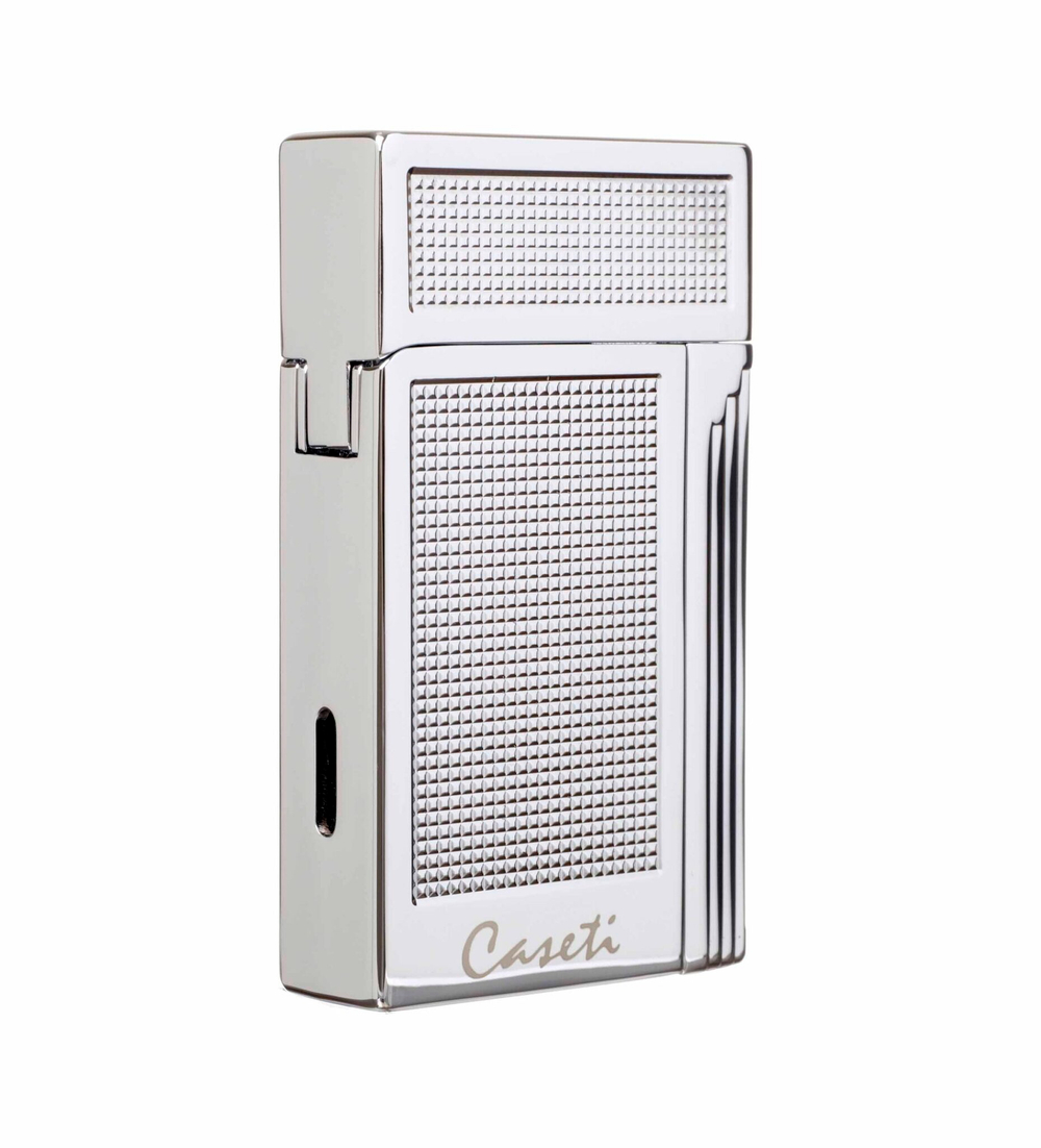 Зажигалка Caseti сигарная, турбо, хром CA160-3