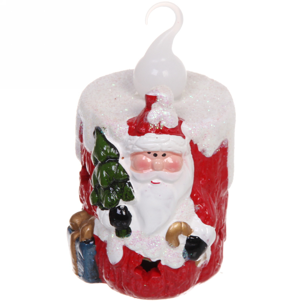 Фигурка с подсветкой Miracle «Новогодняя свеча» 12*7,5 см