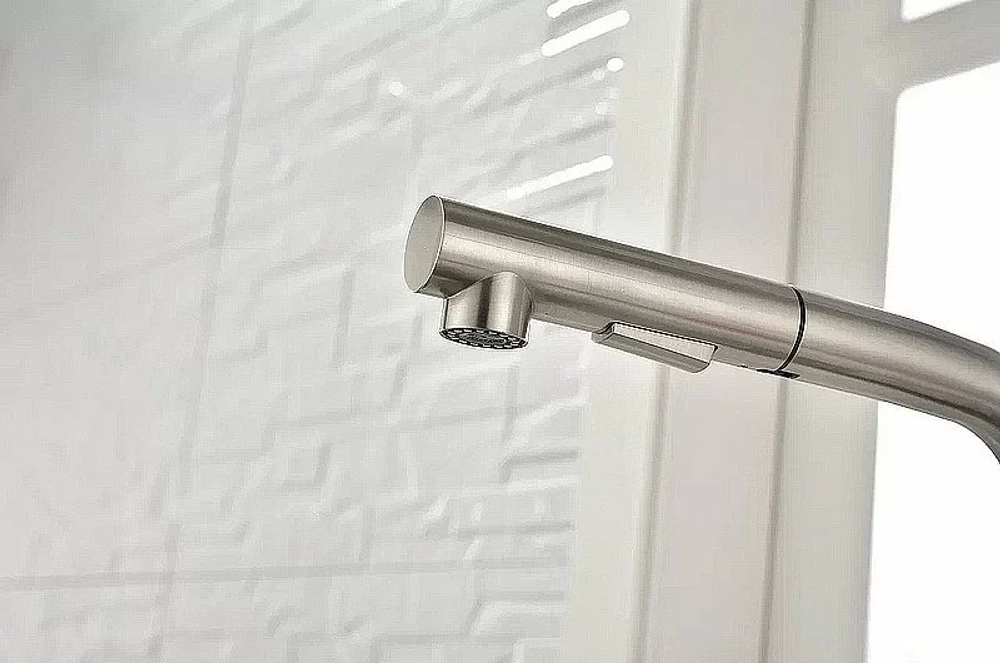 Смеситель для кухни Paulmark Neo Ne214419-BS брашированная сталь