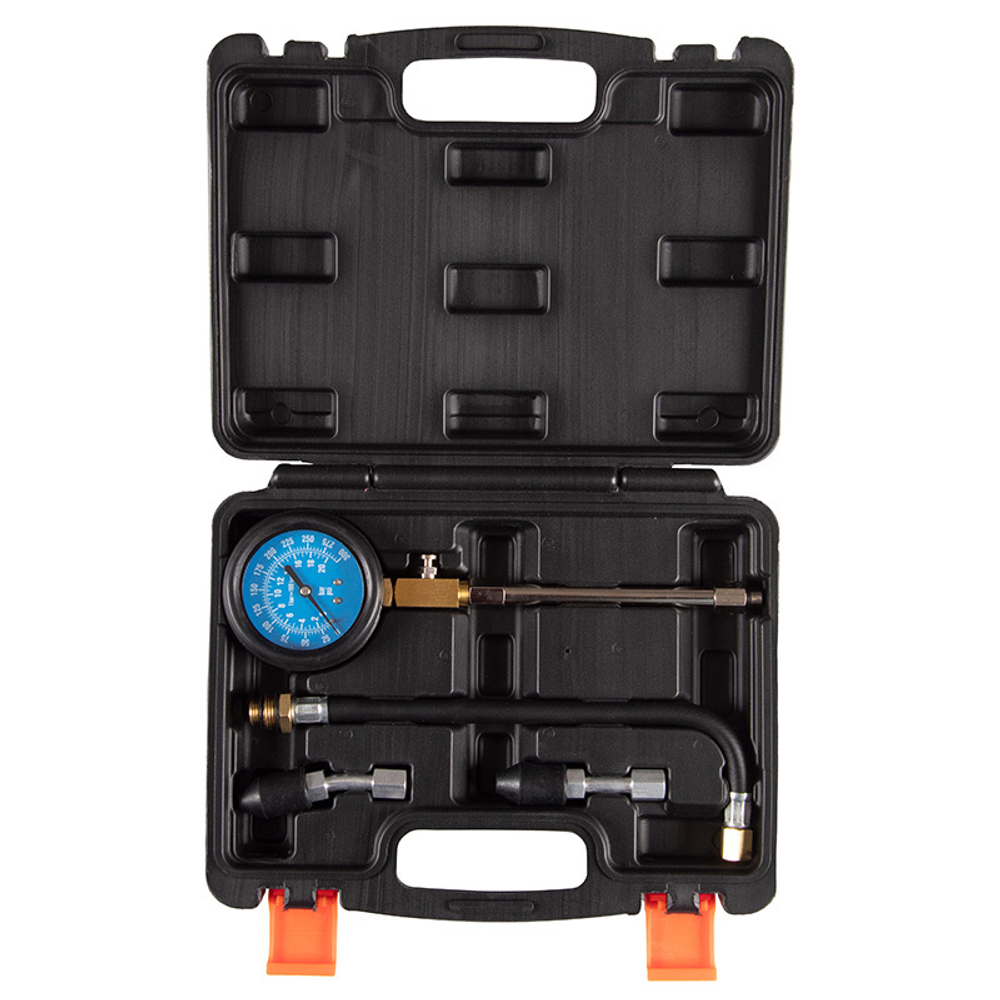 AFFIX (AF12010521C) Компрессометр бензиновый, 0-21 атм, кейс, 5 предметов