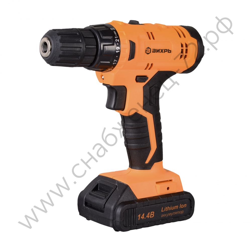 Дрель-шуруповерт ВИХРЬ ДА-14,4Л-2К
