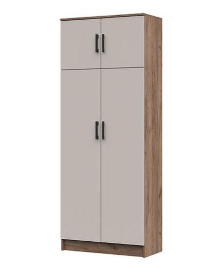 Машенька ШК 205 Шкаф с выдвижной штангой Дуб крафт табачный / Кашемир