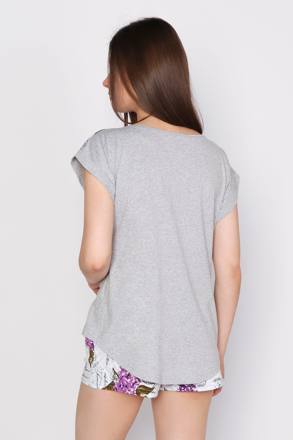 Комплект женский "ВПЕЧАТЛЕНИЕ" футболка+шорты модель КЖ 0192 кулирка