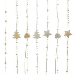 GAEM Изделие декоративное Гирлянда "Звезда/Сердце/Ёлка", L5 W1 H175 см, 6в.
