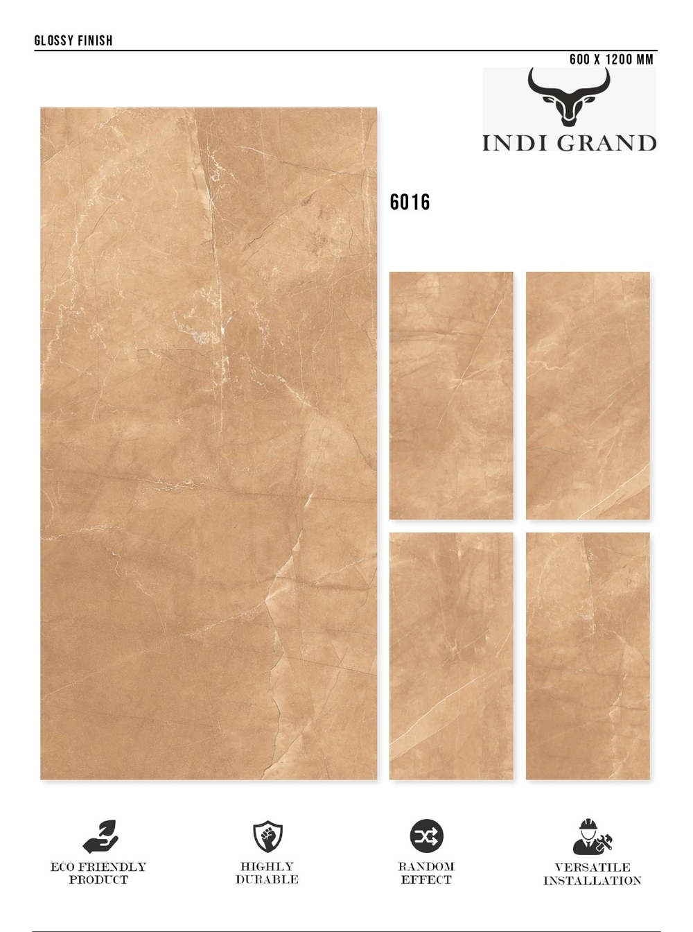 Керамогранит glossy №1 60х120, 6016