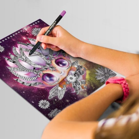 Набор для раскрашивания для девочек "Персиковый скетчбук" (Основная)