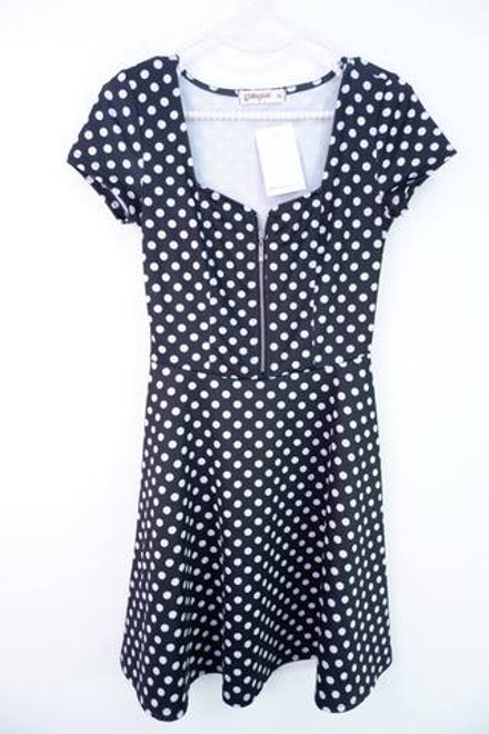 Платье Gloria Jeans в игривый горошек, маркировка ХS, визуально на 42 размер