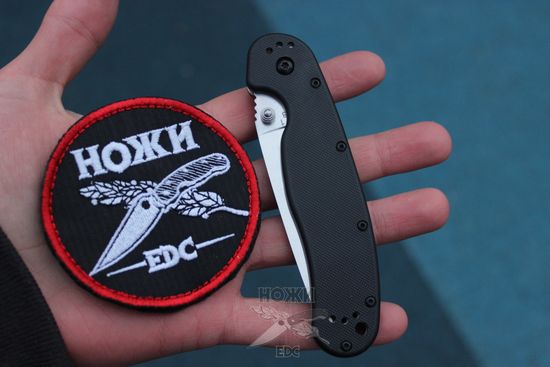 Складной нож Ontario 8848 RAT 1 c клинком из стали AUS-8, рукоять Нейлон