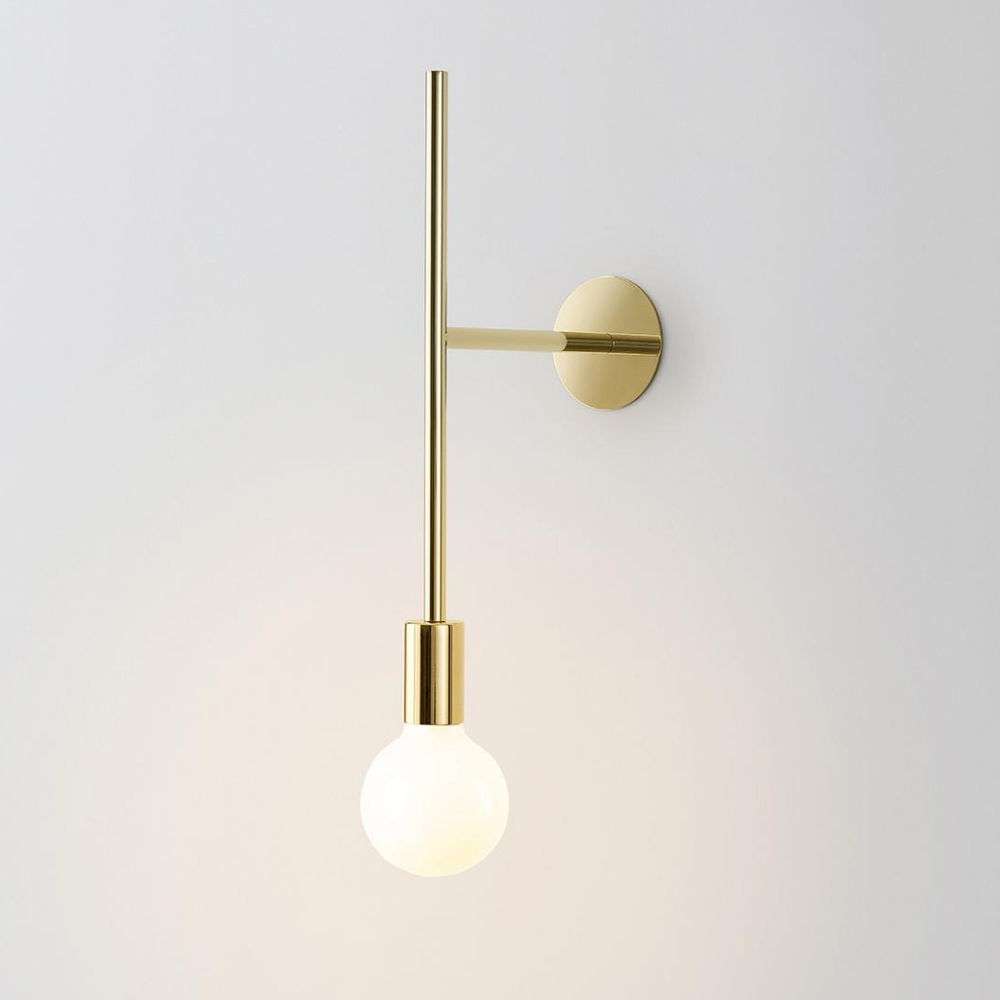 Wall design lamp  Powered Wall Step by Volker Haug (Gold)