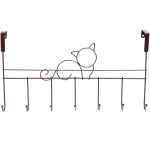 Крючки надверные на планке «ЛОФТ ТАМБЛ», котенок, цвет бронза, 41*21см (Лейбл Селфи)