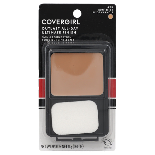 Covergirl, Outlast All-Day Ultimate Shine, тональный крем 3 в 1, оттенок 425 бежевый, 11 г (0,4 унции)