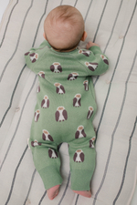 7055-338 Комбинезон вязаный (совы)