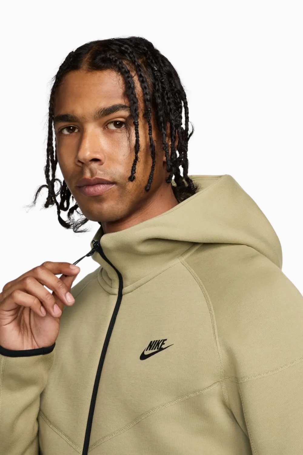 Кофта Nike Sportswear Tech Fleece Windrunner - бежевый