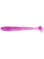 Приманка силиконовая Keitech Swing Impact 4.5" #417 Gold Flash Minnow, 3 упаковки по 6 штук