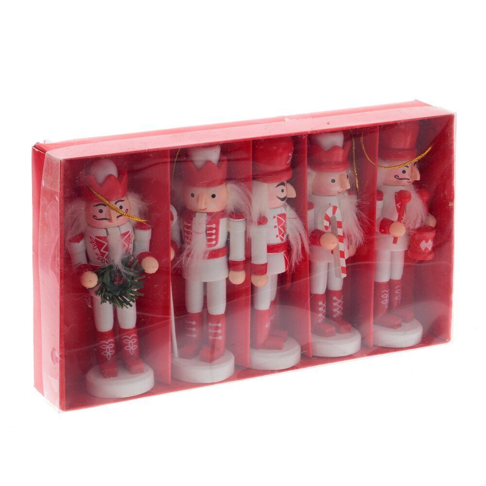 GAEM Набор из 5шт Украшение новогоднее "Щелкунчик", L23 W4 H13,5 см