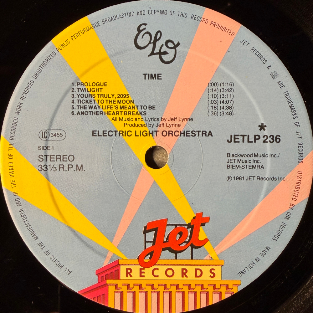 Виниловая пластинка ELO - Time LP