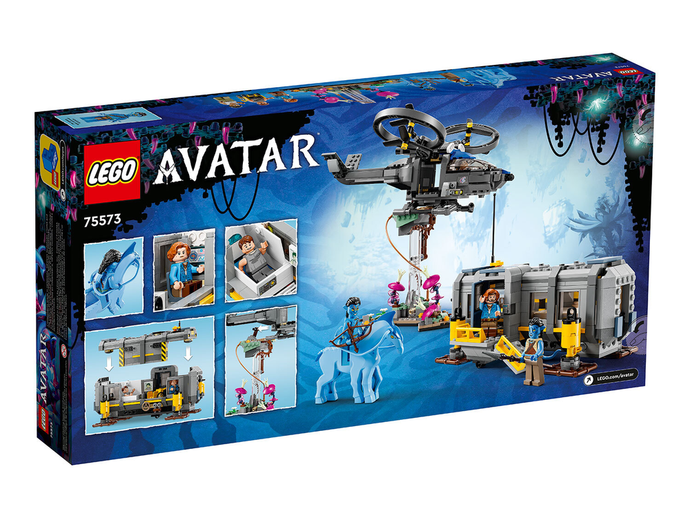 LEGO Avatar 75573 «Парящие горы: Зона 26 и RDA» — база и вездеход, мир Пандоры