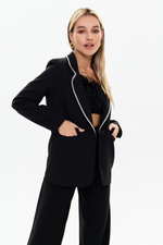 Жакет с жемчугом