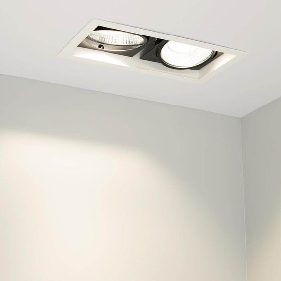 Встраиваемый светодиодный светильник Arlight CL-Kardan-S283x152-2x25W Day4000 027924