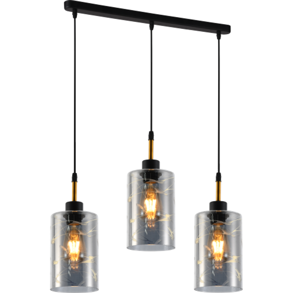 Светильник подвесной (подвес) Rivoli Eileen 9154-203 3хЕ27 60 Вт модерн | Rivoli