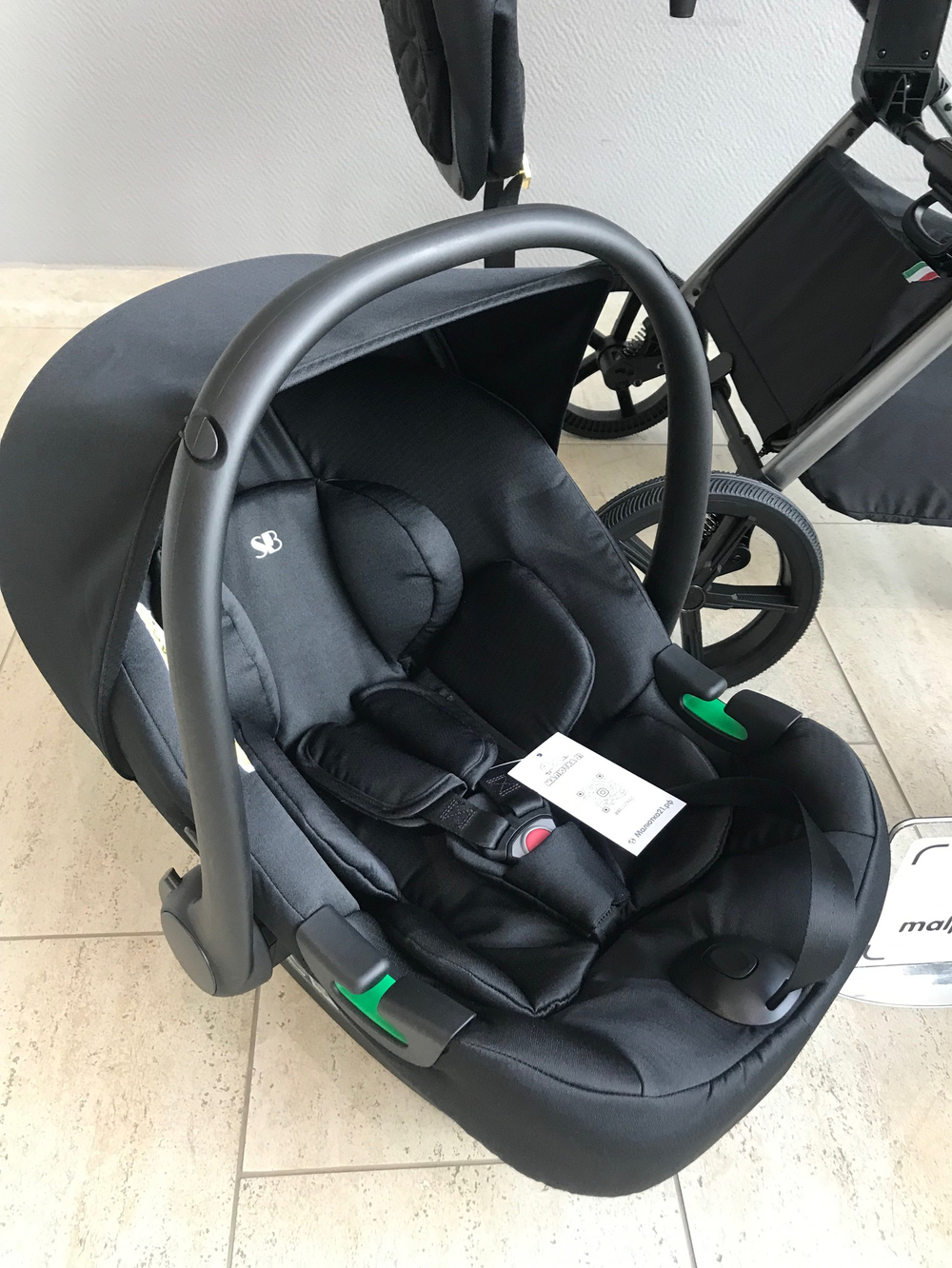 Коляска 3в1 Sweet Baby Elegante BRD Black