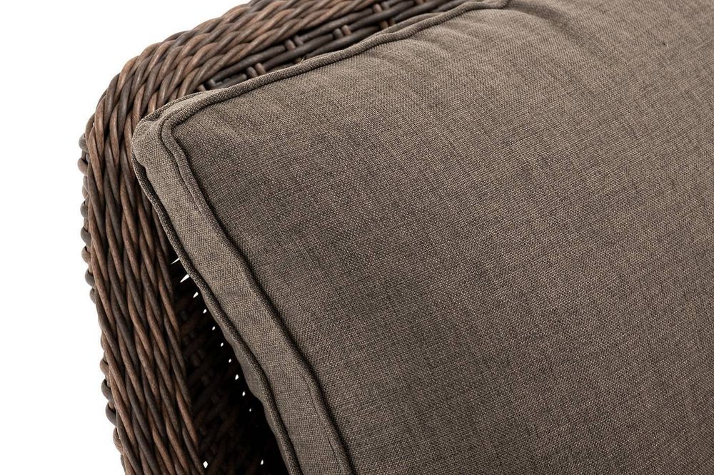 "Прованс" диван из искусственного ротанга трехместный, цвет коричневый