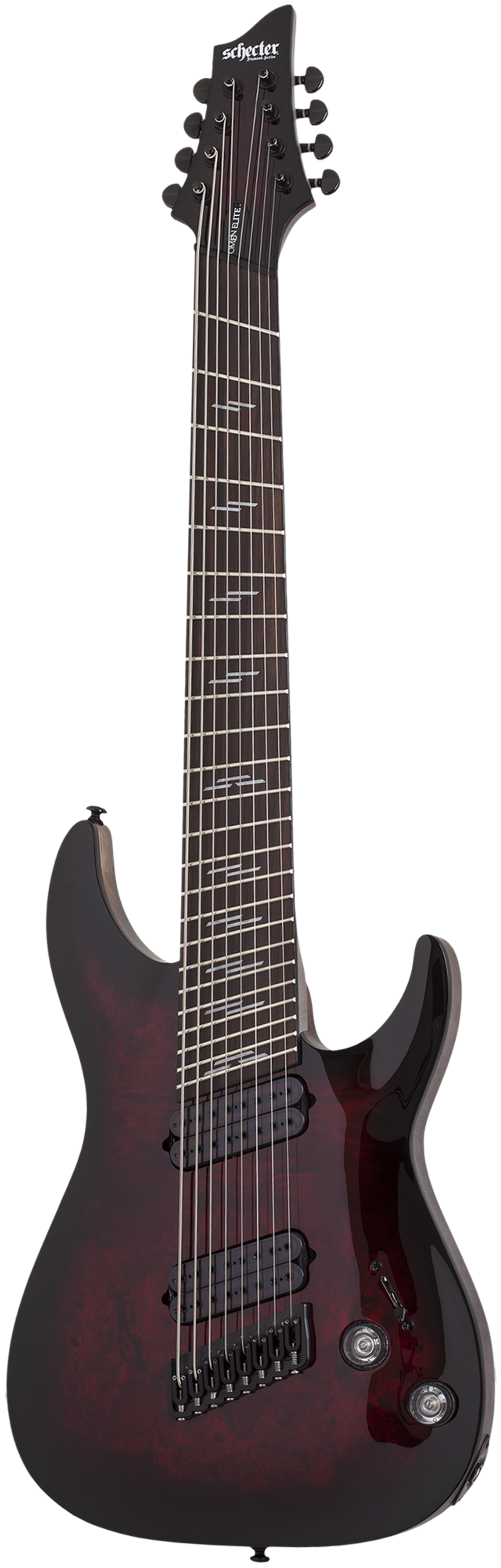 SCHECTER OMEN ELITE-8 MS BLACK CHERRY BURST