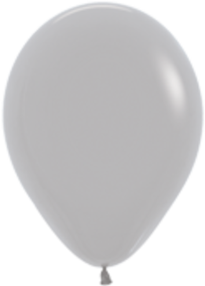 Латексный шар пастель серый 12"
