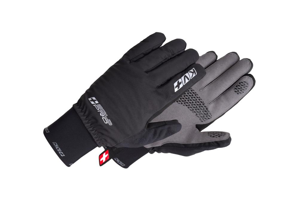 Перчатки KV+ COLD PRO cross country gloves without flap black, 21G05.1