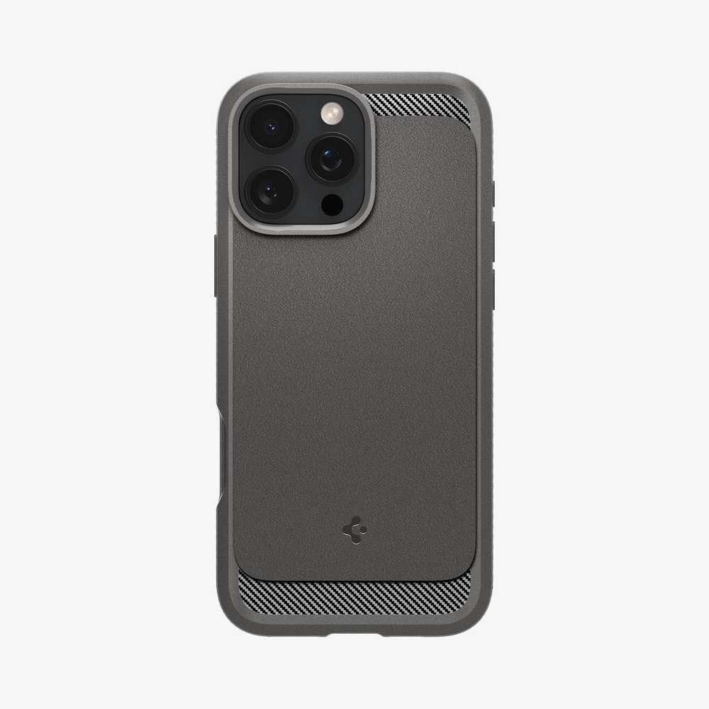 Чехол Spigen Rugged Armor Magsafe, gray - iPhone 16 Pro