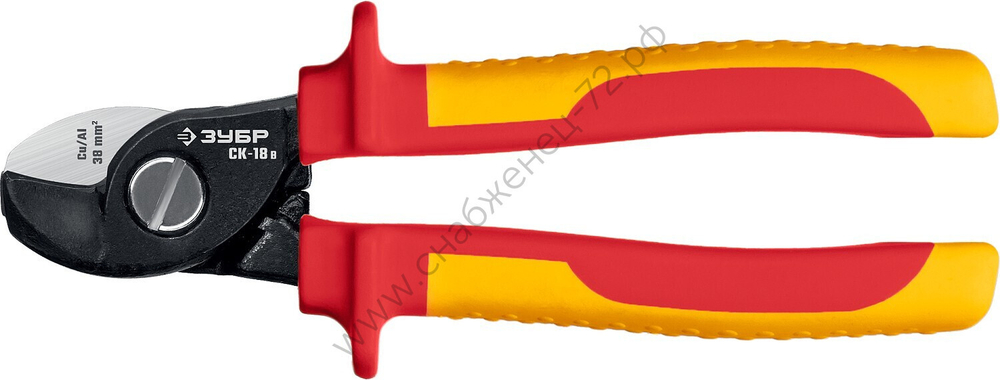 ЗУБР СК-18В d 14мм 180мм 1000В, Диэлектрический кабелерез, Профессионал (23340-18V)