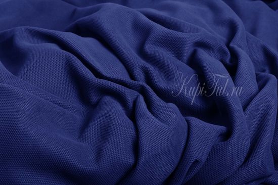 Kadife (синий). Шторы из стриженного бархата
