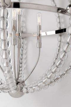 replica light   Hudson Valley DANVILLE ROUND  54 СМ ( CHROME )