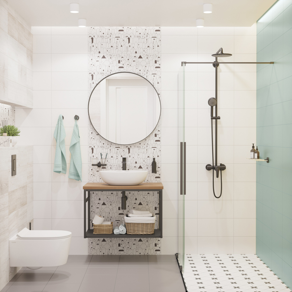 Керамогранит LB Ceramics Play 30x30 см 1.35 м² матовый цвет черно-белый