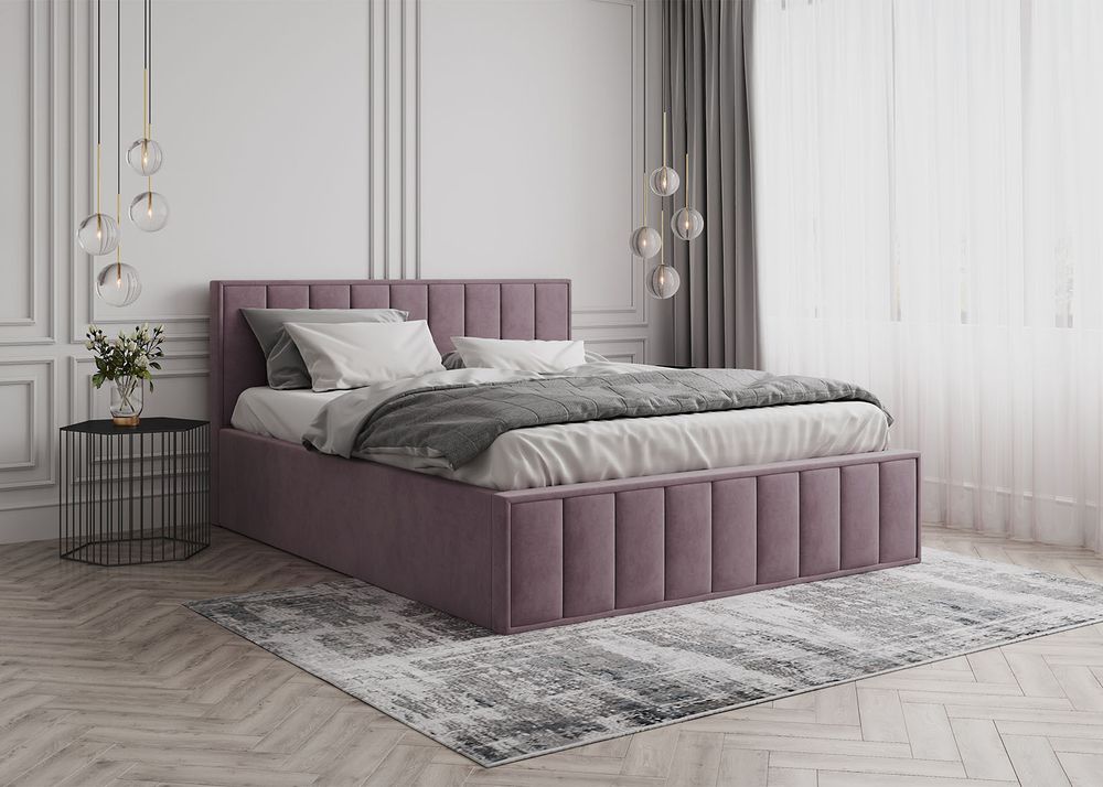 Кровать "Лана" (М) 1,2 (Пудра), ДСВ-Мебель, г. Пенза