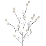 Ветка декоративная «Переливы» 30 см, Серебро