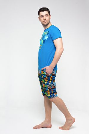 Пижама с шортами мужская 44015
