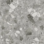 Керамогранит Alma Ceramica GFU04STE70R Steel rock 60x60 серый сахарный под терраццо