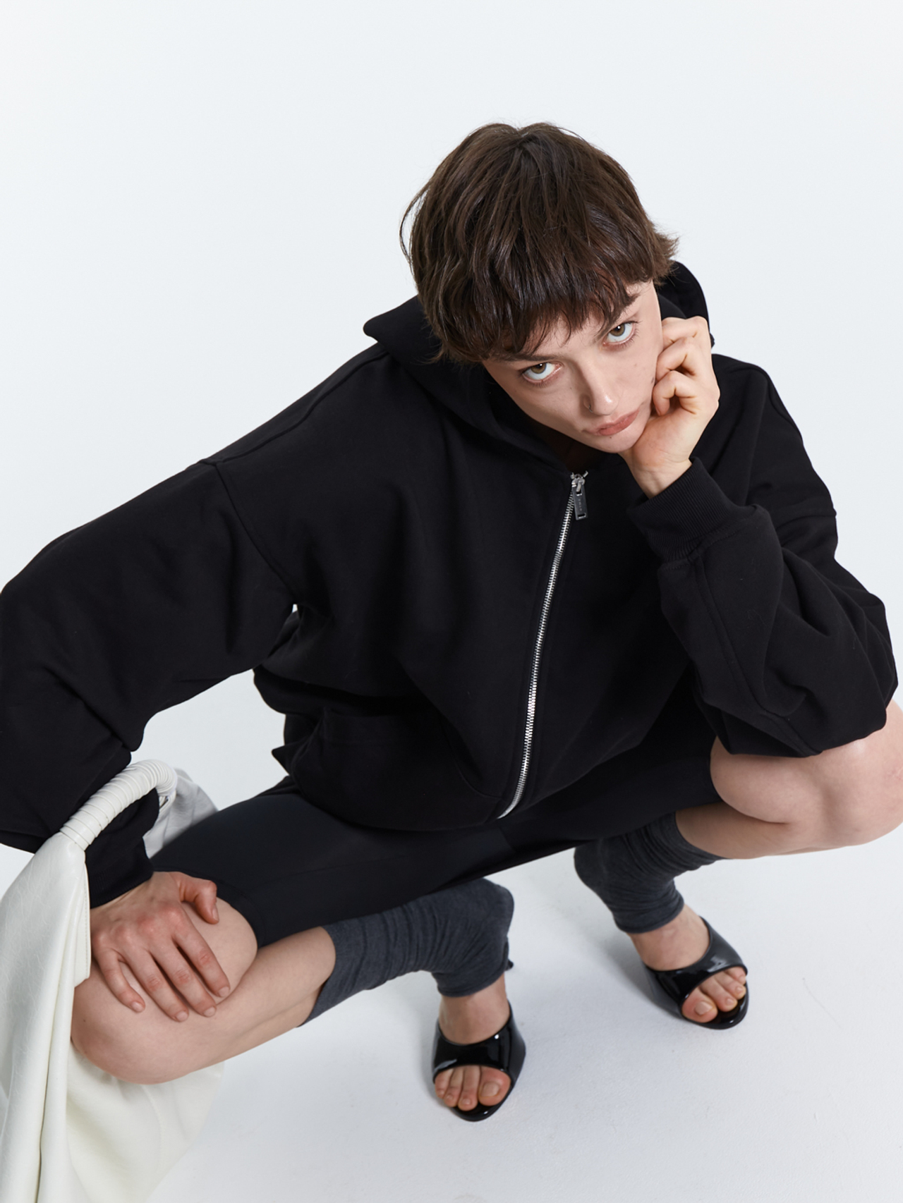 Зип худи из футера